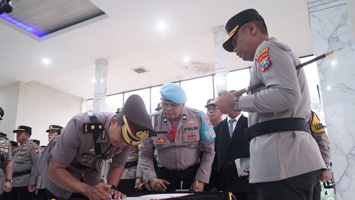 Sertijab Wakapolres Mojokerto
