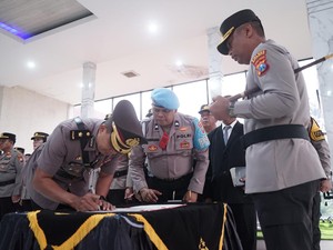 Lulus Seleksi Sespim, Wakapolres Mojokerto Digantikan Kompol Herry