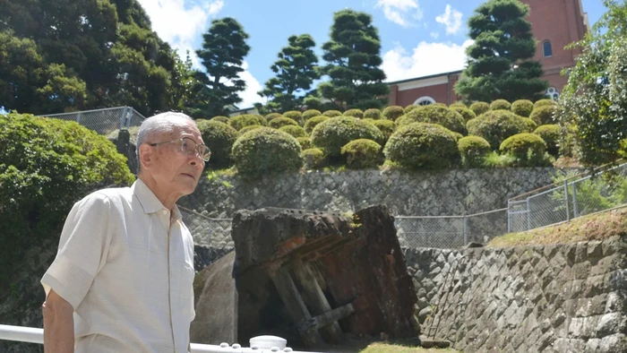 Shigemi Fukahori, korban yang selamat dari pengeboman Nagasaki tahun 1945.