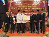 KPU Tetapkan Adi-Nawawi sebagai Wali Kota dan Wakil Wali Kota Pasuruan