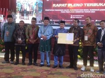 KPU Tetapkan Al Haris-Sani Pemenang Pilgub Jambi 2025-2030