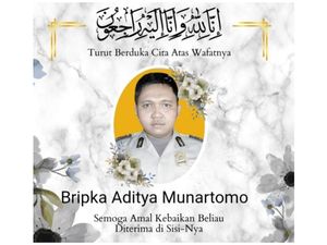 Bripka Aditya Gugur Saat Selamatkan Wisatawan Bikin Warganet Haru Bangga