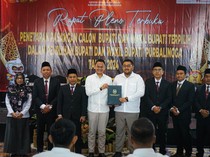 Fahmi-Dimas Ditetapkan Jadi Bupati dan Wabup Purbalingga 2025-2030