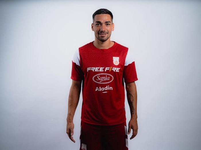 Gelandang baru Persis Solo, Lautaro Belleggia, Kamis  (9/1/2025).