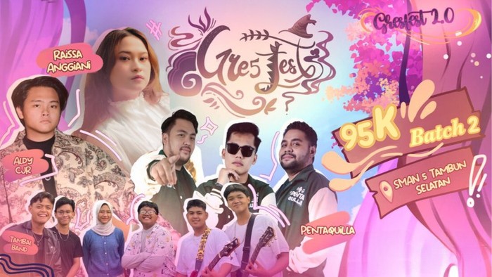 Grestal Festival 2.0 Grestal Festival 2.0 hadir pada 25 Januari 2025 di SMAN 5 Tambun Selatan.