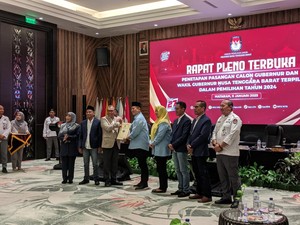 KPU NTB Tetapkan Iqbal-Dinda Jadi Gubernur dan Wagub NTB Terpilih 2025-2030