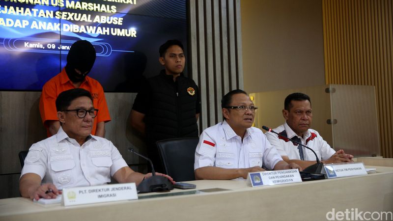 Direktorat Jenderal Imigrasi Kementerian Imigrasi dan Pemasyarakatan (Imipas) menangkap seorang warga negara Amerika Serikat (AS) dengan inisial TJC. TJC adalah buron US Marshals dalam kasus tindak pidana eksploitasi seksual terhadap anak di bawah umur.