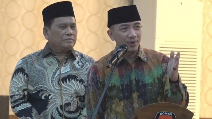 KPU Lebak menetapkan pasangan calon nomor urut satu, Hasbi Jayabaya-Amir Hamzah sebagai Bupati dan Wakil Bupati Lebak terpilih. (dok. Tangkapan Layar KPU Lebak)
