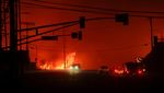 Malam Mencekam, Langit California Memerah gegara Kebakaran Hutan