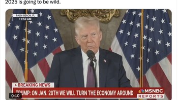 Trump saat menjabat Presiden AS di 2025 sepertinya akan banyak kontroversi. Foto: X.com