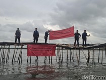 Video: Ini Bentuk Pagar Misterius di Laut Tangerang yang Kini Disegel KKP