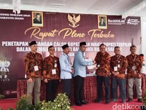 KPU Sragen Tetapkan Sigit-Suroto Jadi Bupati dan Wabup Terpilih