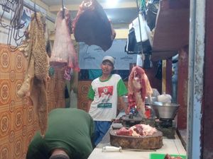 Meski Wabah PMK Merebak, Penjualan Daging Sapi di Lamongan Masih Normal