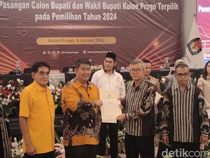 KPU Kulon Progo Tetapkan Agung dan Ambar Jadi Bupati-Wabup 2025-2030