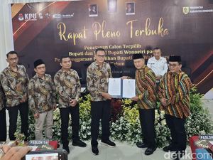 Setyo Sukarno-Imron Rizkyarno Jadi Bupati dan Wabup Wonogiri Terpilih