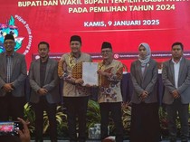 Rusdi-Shobih Ditetapkan Jadi Bupati-Wakil Bupati Pasuruan