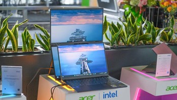 Ini adalah Acer Swift Copilot+ PC yang setiap pembeliannya mendapat bonus monitor portabel senilai Rp 5 juta. Foto: Dok. Acer