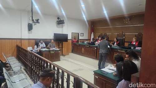 Sidang perdata kasus sengketa tanah di PN Semarapura Klungkung, Kamis (9/1/2025).