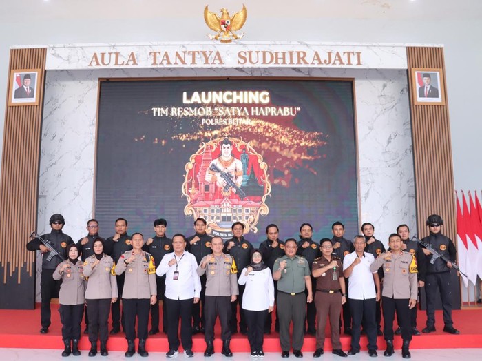 Tim Satya Haprabu Diluncurkan Antisipasi Kriminalitas di Blitar