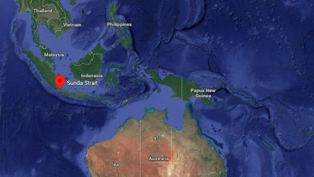 Titik lokasi pusat megathrust. (Dok. Google Maps)