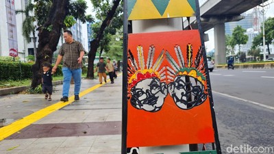 Wajah Baru Trotoar Jalan Rasuna Said