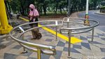 Wajah Baru Trotoar Jalan Rasuna Said