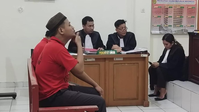 Dua terdakwa bandar narkoba di Palembang menjalani sidang vonis di PN Klas 1 Palembang
