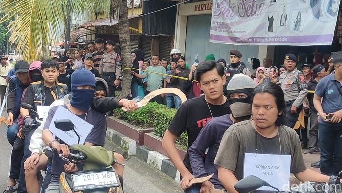 Empat pelaku pembacokan dan penganiayaan di Cianjur ditangkap
