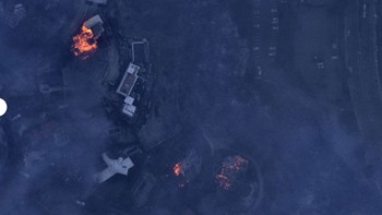 Setelah kebakaran. Foto: Nearmap