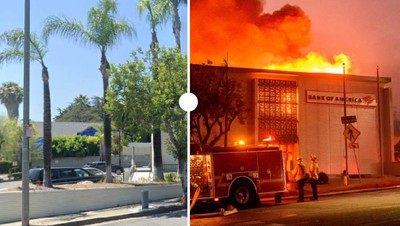 Potret Sebelum dan Setelah Los Angeles Dilalap Api Besar
