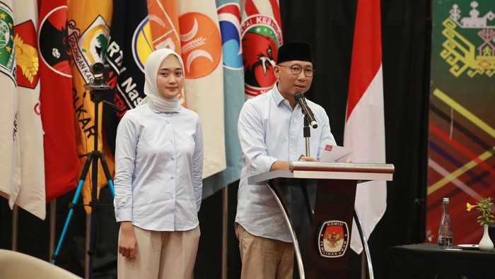 Gubernur dan Wakil Gubernur Lampung terpilih periode 2024-2029, Rahmat Mirzani Djausal - Jihan Nurlela