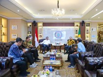 Iqbal Temui Mentan Amran Bahas Kedaulatan Pangan