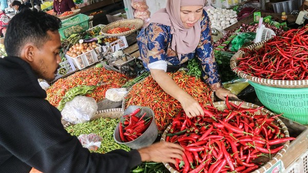 Harga Cabai Makin Pedas, di Palangka Raya Tembus Rp 100 Ribu/Kg
