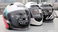 Ini helm keren yang akan dibagikan, ada beberapa 2 model yang diberikan halfface dan Fullface.