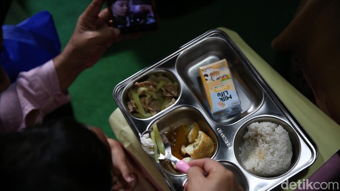 Makan Bergizi Gratis untuk ibu hamil, ibu menyusui, dan balita digelar untuk memastikan mereka terpenuhi gizinya. Ini menu makan bergizi yang diberikan.