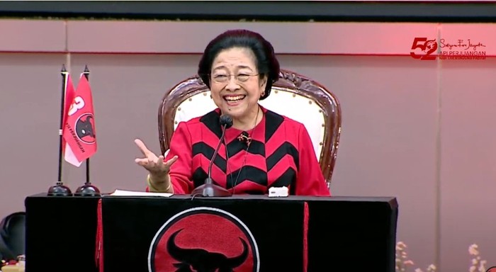 Ketum PDIP Megawati Soekarnoputri (dok. YouTube PDIP)