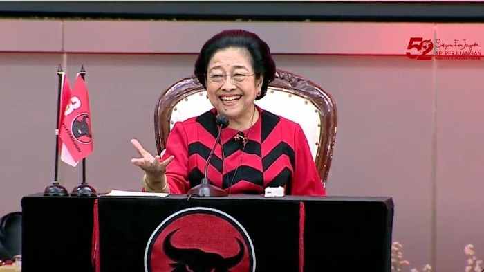 Ketum PDIP Megawati Soekarnoputri (dok. YouTube PDIP)