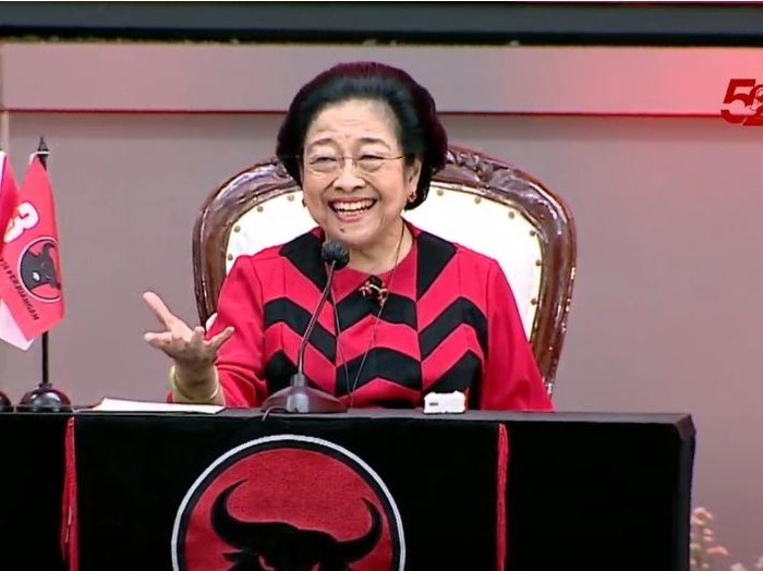 Ketum PDIP Megawati Soekarnoputri (dok. YouTube PDIP)