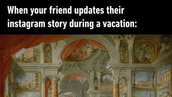 Gallery of arts. Foto: Classical AF Instagram via Bored Panda