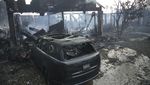 Mobil-mobil Hangus Jadi Saksi Bisu Ganasnya Kebakaran Hutan di California