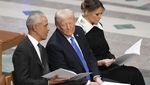 Momen Akrab Trump dan Obama Saat Pemakaman Jimmy Carter