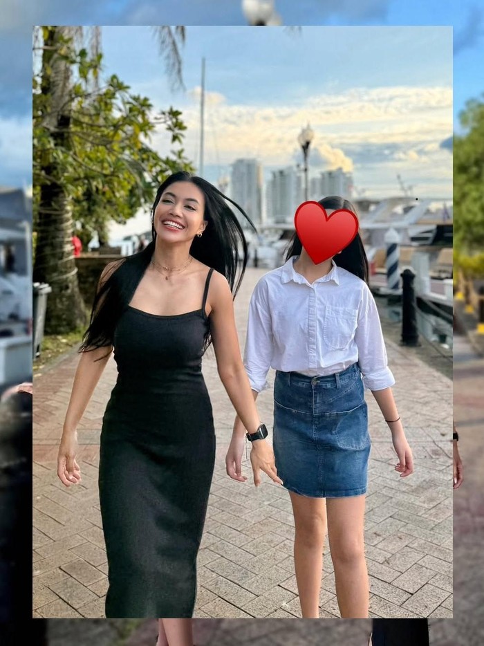 Potret Denada dan Aisha