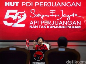 5 Momen dan Poin-poin Pidato Megawati di HUT PDIP