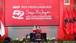 Potret Megawati Pidato Tegas di HUT Ke-52 PDIP