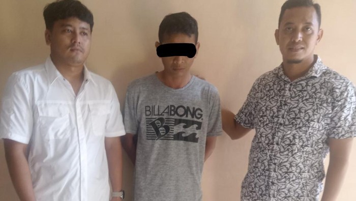 AP, suami penganiaya istri di Babat, Lamongan saat ditangkap