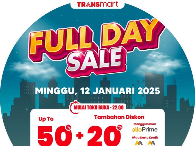 Transmart Full Day Sale 12 Januari 2025