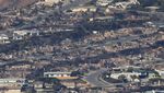 Foto Udara Kehancuran Los Angeles Akibat Kebakaran Hutan