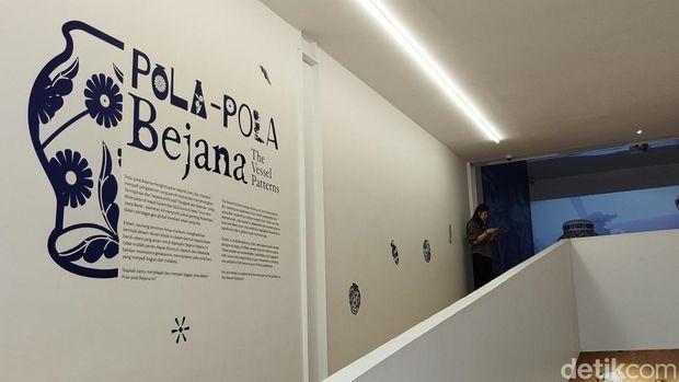 Karya Seni Instalasi Eldwin Pradipta Berjudul 'Pola-pola Bejana' di KIN Space, Jakarta Pusat, hingga akhir April 2025.
