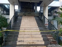 Tim Labfor Polda Sulsel Olah TKP Kebakaran Kantor Dinas Pendidikan Makassar