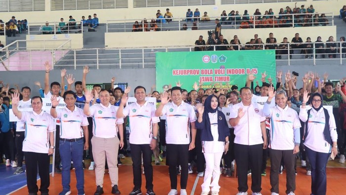 Pembukaan Kejurprov Voli di Sidoarjo
